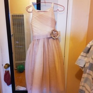 Formal Light/Baby Pink Flower Girl Dress